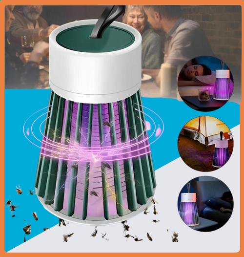 Lâmpada Led Anti-Mosquitos - Luz UV Recarregável USB