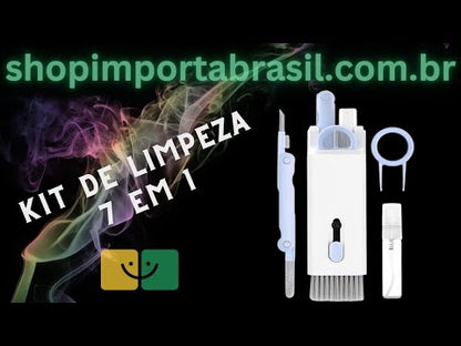 Kit de higienização 7 em 1 para Eletrônicos - Acabe com a agonia da sujeira