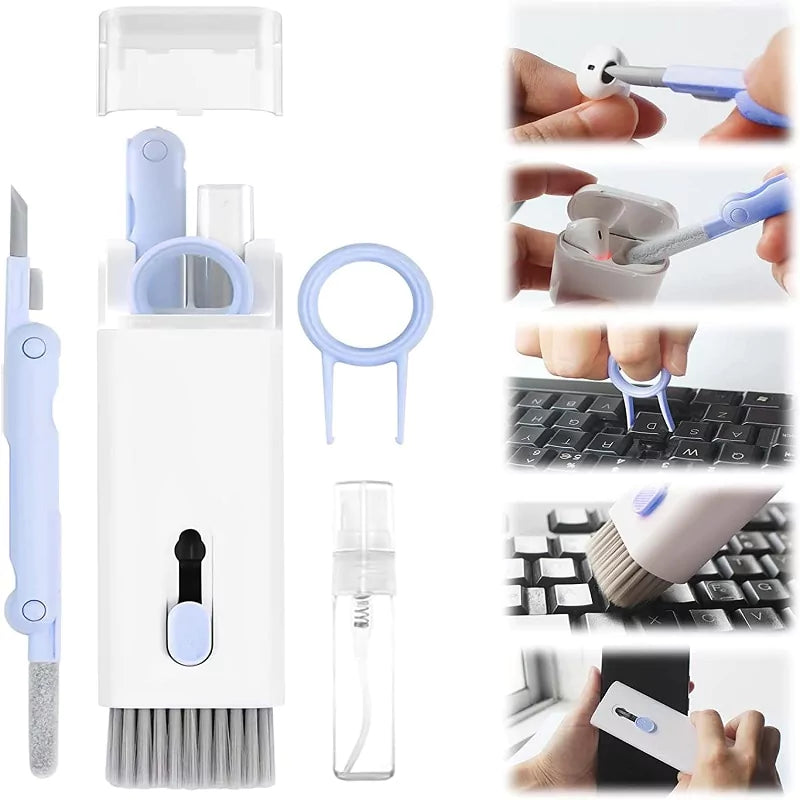 Kit de higienização 7 em 1 para Eletrônicos - Acabe com a agonia da sujeira