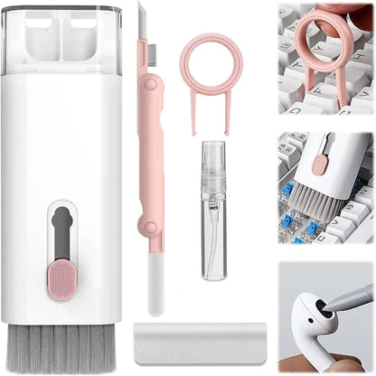 Kit de higienização 7 em 1 para Eletrônicos - Acabe com a agonia da sujeira